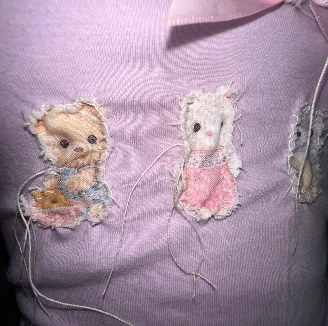Custom patch work calico critters tank