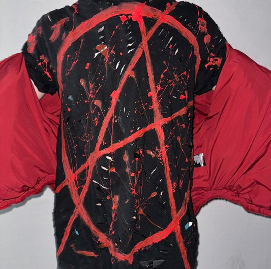 anarchy graffiti T-shirt